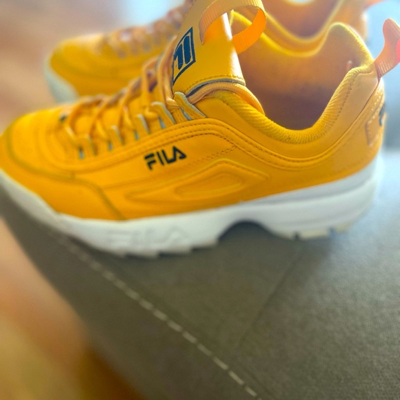 Fila Shoes - FILA disrupter , woman size8, yellow/gold